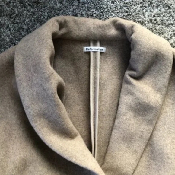 Reformation Greenwich Coat - Camel - Picture 4 of 6